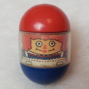 HTF Vintage 1970s Tumblin Weeble Wobble Raggedy Ann Nostalgic Children's Toy